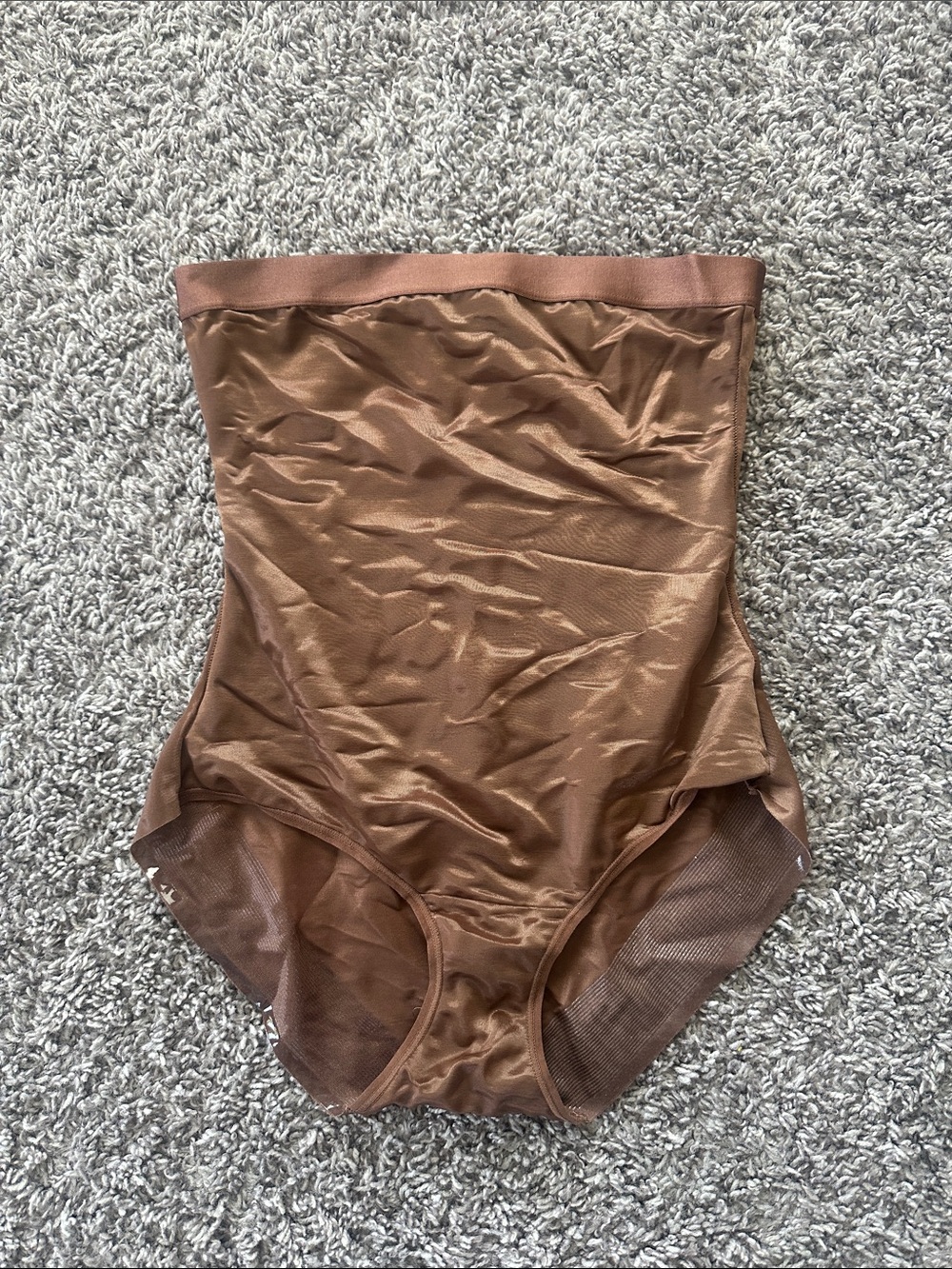 SKIMS Sculpting High-Waist Brief in Neutral Brown